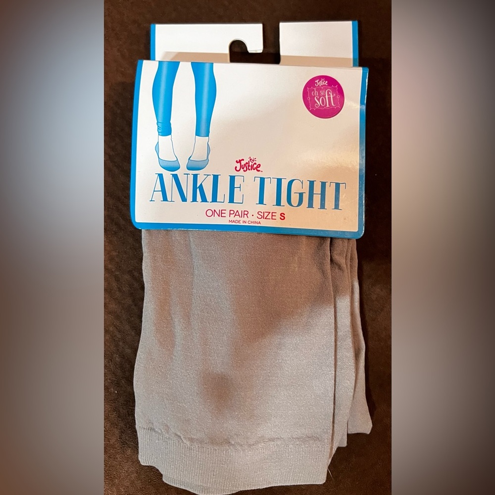 NWT Justice Oh So Soft Ankle Tights